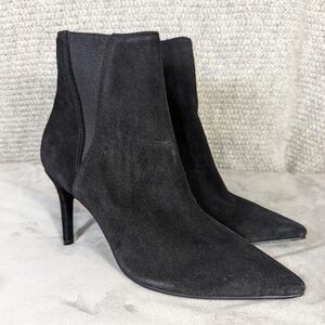 TED BAKER Maarya Stiletto Pointy Toe Bootie in Black Size 9.5/10 (40)